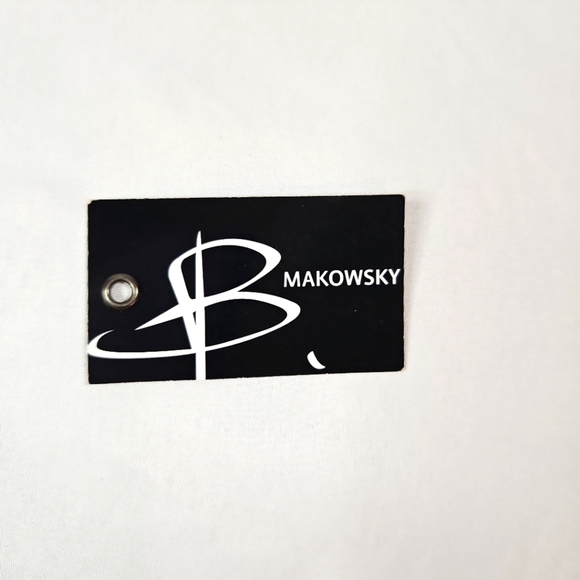 B. Makowsky Red Leather Large Satchel - Picture 9 of 10